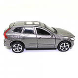 Машинка ігрова Volvo XC60 «TechnoPark» джип Вольво сірий метал 12*4*5 см (XC60-12-GY), фото 4