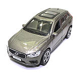 Машинка ігрова Volvo XC60 «TechnoPark» джип Вольво сірий метал 12*4*5 см (XC60-12-GY), фото 5