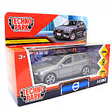 Машинка ігрова Volvo XC60 «TechnoPark» джип Вольво сірий метал 12*4*5 см (XC60-12-GY), фото 11