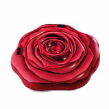 Надувний пліт Intex «Червона троянда» з ручками 58783, 137*132см, від 6 років, фото 2