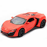 Дитяча машинка іграшкова Автопром «Lykan Hypersport» Червона, 14 см (32013), фото 4