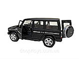 Машинка ігрова "TechnoPark" Mercedes-Benz G-Class Гелік - чорний, метал 12х5х4 см (G-СLASS-BK), фото 4
