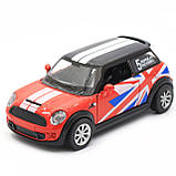 Дитяча машинка іграшкова Автопром «Mini cooper» Червона, 12х5х5 см (7743), фото 5