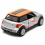 Дитяча машинка іграшкова Автопром «Mini cooper» сіра, 12х5х5 см (7743), фото 6