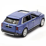 Дитяча машинка іграшкова Автопром «Rolls-Royce» (Роллс-Ройс) 15 см, світло, звук, двері відчиняються, синій (7683), фото 6