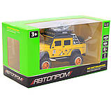 Машинка іграшкова Автопром Defender жовтий зі світловими і звуковими ефектами (7681), фото 4