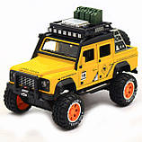 Машинка іграшкова Автопром Defender жовтий зі світловими і звуковими ефектами (7681), фото 5
