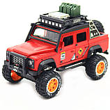 Машинка іграшкова Автопром Defender Червоний зі світловими і звуковими ефектами (7681), фото 6