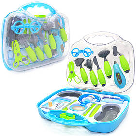 Ігровий набір Доктора Tegole «Сімейний лікар» Medikal Set 18 предметів валіза 33*28*10 см (D1505C)