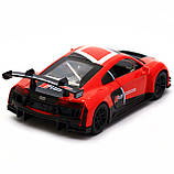 Машинка іграшкова Автопром «Audi R8 LMS» метал, 14 см, червона, світло, звук, двері відчиняються (7850), фото 6