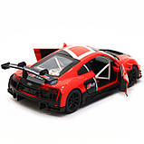 Машинка іграшкова Автопром «Audi R8 LMS» метал, 14 см, червона, світло, звук, двері відчиняються (7850), фото 8