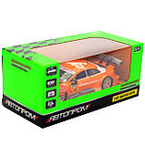 Машинка іграшкова Автопром «Audi RS 5 DTM» метал, 15х6х4 см, помаранчевий, світло, звук, двері відчиняються (68448), фото 4