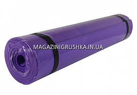 Килимок для йоги та фітнесу Фіолетовий M0380-3