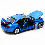 Машинка іграшкова Автопром «BMW 535» 1:32, 14 см, синій, світло, звук, двері відчиняються (6605), фото 9