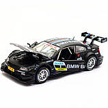 Машинка іграшкова Автопром «BMW M3 DTM» метал, 14 см, чорний, світло, звук, двері відчиняються (7852), фото 7