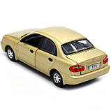 Машинка іграшкова Автопром «Daewoo Lanos» Бронза (світло, звук) 7778, фото 6