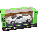 Машинка іграшкова Автопром «Ferrari 458» білий, 17х7х3 см (3201C), фото 3