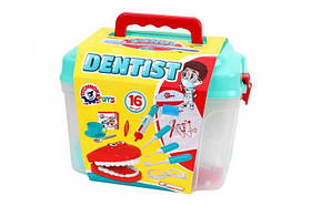 Ігровий набір стоматолога ТехноК 16 предметів 24*18*14 см (7365)