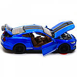 Машинка іграшкова Автопром «Ford Sheldy GT350» 14 см, світло, звук, синій (68441), фото 8