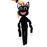М'яка іграшка Картун Кет «Kinder Toys» Cartoon Cat Мультяшний Кіт чорний 32*12*10 см (00216-01), фото 4