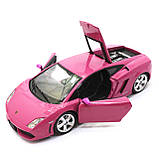 Машинка ігрова автопром «Lamborghini Gallardo LP560-4» Фіолетовий 68253A, фото 6