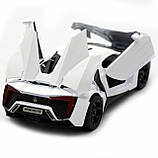 Машинка іграшкова Автопром «Lykan Hypersport» Біла, 14 см (32013), фото 9