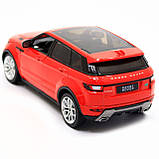 Машинка іграшкова Автопром «Range Rover» джип, метал, 17 см, червоний (світло, звук, двері відчиняються) 68258AR, фото 6