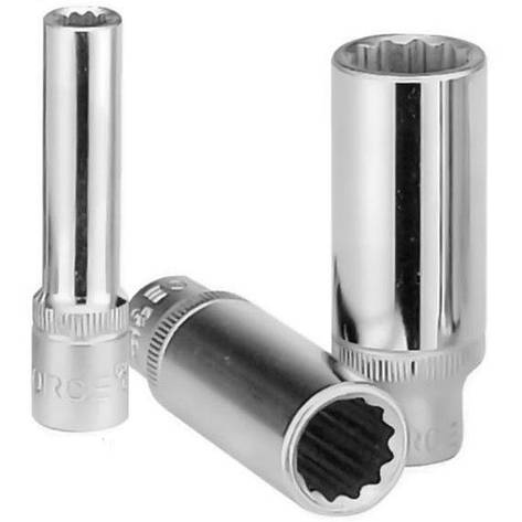Головка FORCE 5497715 1/2" глубокая 12-гр. 15 мм, L=77 мм, фото 1