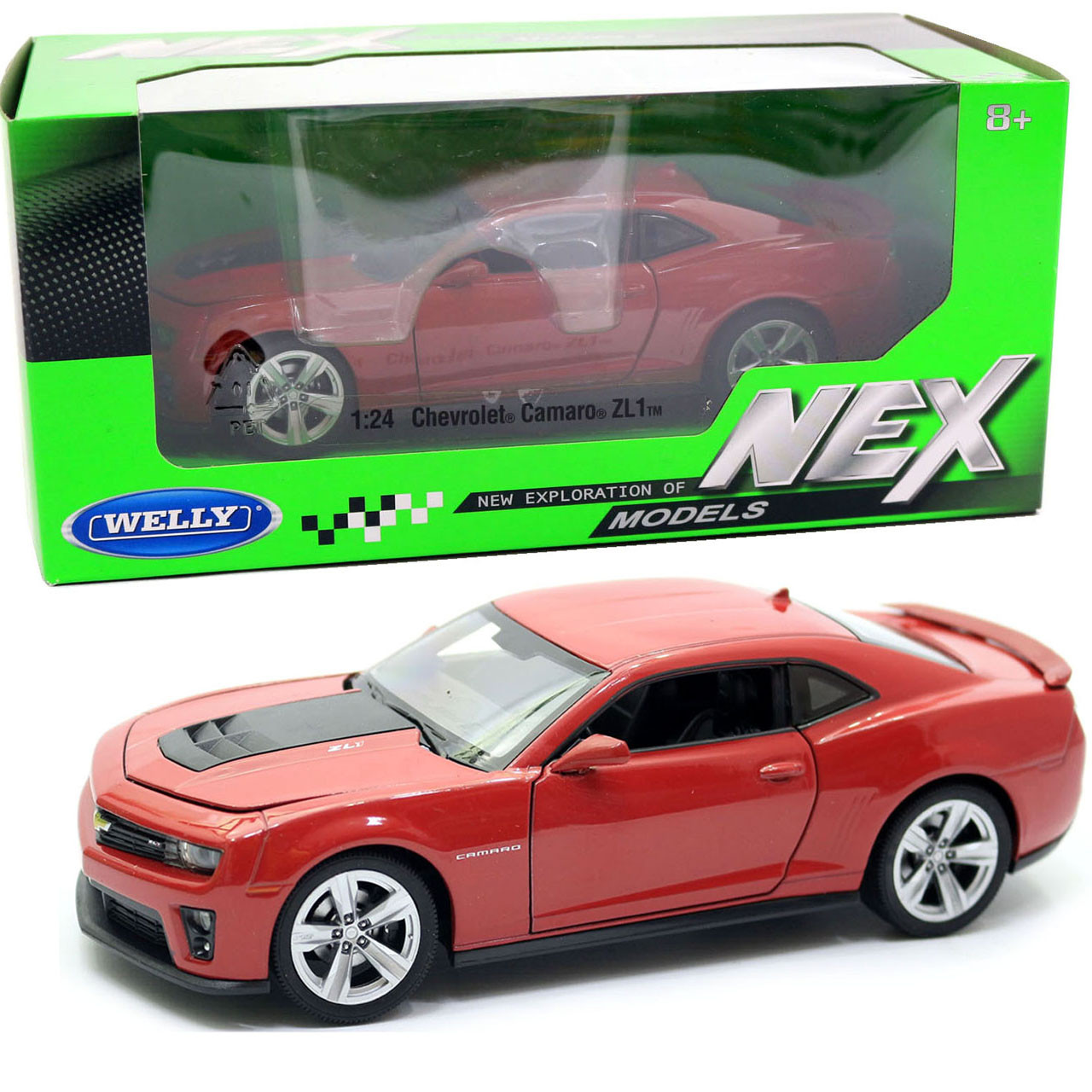 Іграшкова машинка Welly Nex «Країна Іграшок» Шевроле Камаро, червоний (24042W)