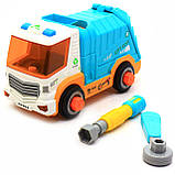 Конструктор Limo Toy Авто City Сміттєвоз музичний на батарейках (KB 028), фото 5