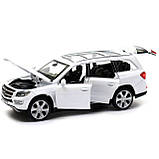 Іграшкова машинка «Автопром» Mercedes-Benz GL500, білий, 14 см, світлові і звукові ефекти (6601), фото 9