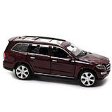 Іграшкова машинка «Автопром» Mercedes-Benz GL500, коричнева, 14 см, світлові і звукові ефекти (6601), фото 5