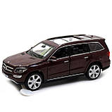 Іграшкова машинка «Автопром» Mercedes-Benz GL500, коричнева, 14 см, світлові і звукові ефекти (6601), фото 6