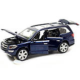 Іграшкова машинка «Автопром» Mercedes-Benz (Мерседес-Бенц) GL500, синій, 14 см, світлові і звукові ефекти (6601), фото 7
