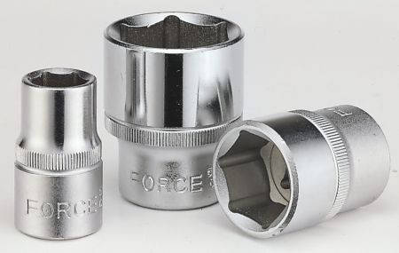 Головка FORCE 54518 1/2" 6-гр. 18 мм, L=38 мм, фото 1
