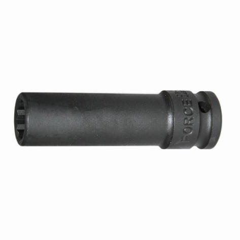 Головка FORCE 4488512 1/2" 12-гр. ударна, глибока 12 мм, L=85 мм, фото 1