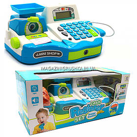 Дитячий касовий апарат (світло, звук, продукти, гроші), 30х18х16 см (35535A)