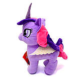 М'яка іграшка Поні-єдиноріг Копиця «Коник» Мій маленький Поні Іскорка фіолетовий 34*25*11 см (00083-5), фото 2