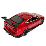 Іграшкова машинка металева BMW M4 Coupe АвтоЕксперт БМВ, червоний, звук, світло, інерція, відкр. двері, капот, багажник, 15*7*5 см, фото 4