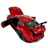 Іграшкова машинка металева BMW M4 Coupe АвтоЕксперт БМВ, червоний, звук, світло, інерція, відкр. двері, капот, багажник, 15*7*5 см, фото 6