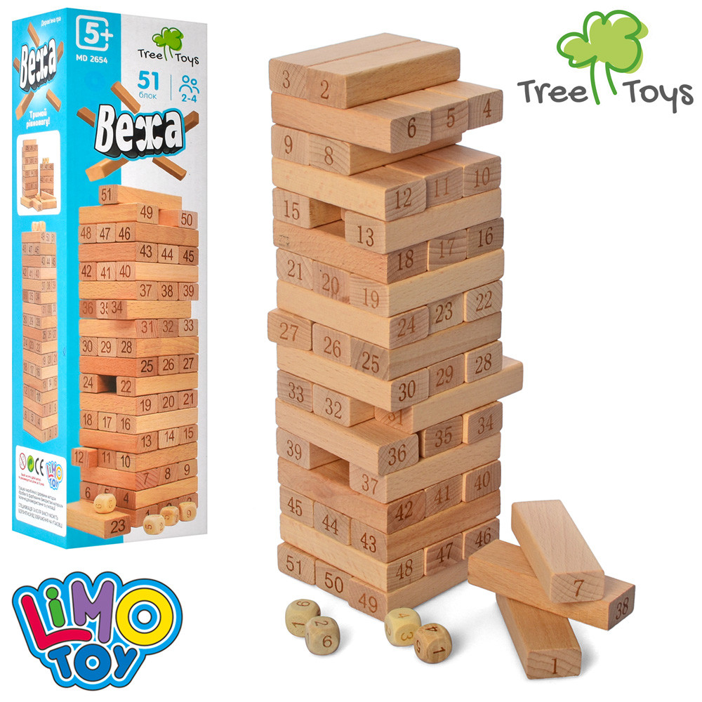 Настольная Игра Башня Vega (Вега) По Номерам. Версия Игры Дженга (Jenga ...