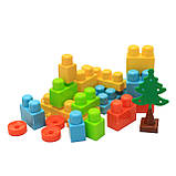 Конструктор «Мої перші кубики» Wader Baby Blocks, 20 деталей від 1 року 23 * 10 * 10 см (41430), фото 5