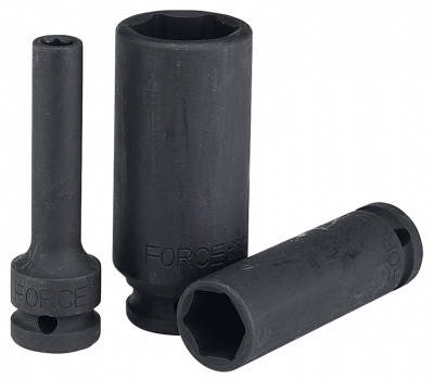 Головка FORCE 46510017 3/4" ударний 6-гр., глибока 17 мм, L=100 мм, фото 1