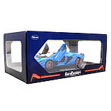 Іграшкова машинка металева Lamborghini Sian «АвтоЕксперт», Ламборджіні Сіан, світло, звук, 20*8*5 см блакитний (GT-1502), фото 7