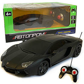 Машинка іграшкова Автопром на радіокеруванні Lamborghini LP700 чорна (8809)