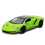 Машинка іграшкова металева Lamborghini «Автопром», салатовий, 14,5х6х3 см, (6602), фото 3