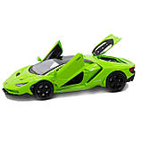 Машинка іграшкова металева Lamborghini «Автопром», салатовий, 14,5х6х3 см, (6602), фото 7
