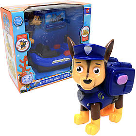 Набір «Щенячий патруль» Dog Swat Чейз Гонщик зі значком та транспортом світло звук 20*19*11 см (7718)