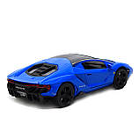 Машинка іграшкова металева Lamborghini «Автопром», синій, 14,5х6х3 см, (6602), фото 4
