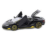 Машинка іграшкова металева Lamborghini «Автопром», чорний, 14,5х6х3 см, (6602), фото 7